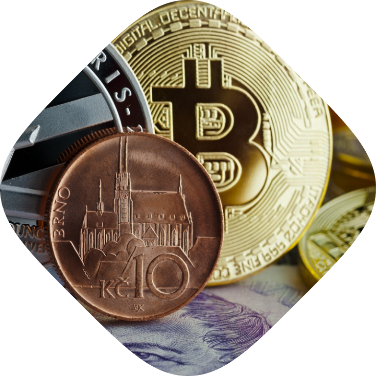 Česká koruna a Bitcoin