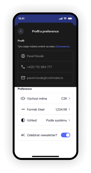 Light and dark theme preview of the app
