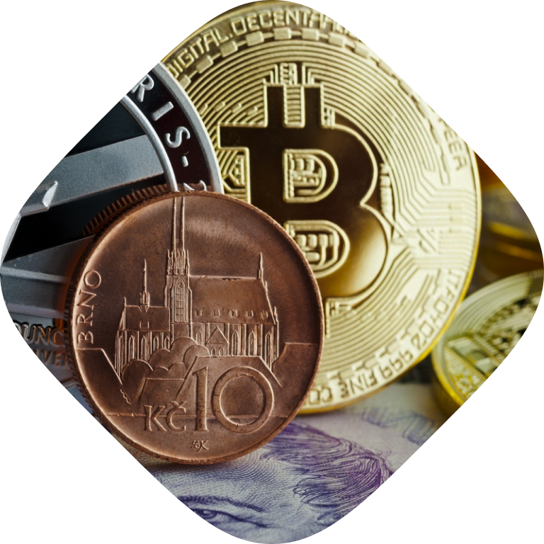 Czech koruna and Bitcoin