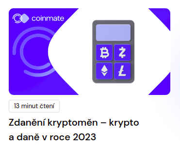 zdanění kryptoměn krypto daně rok 2023