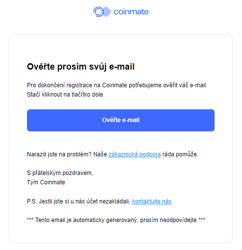 overit ucet na coinmate