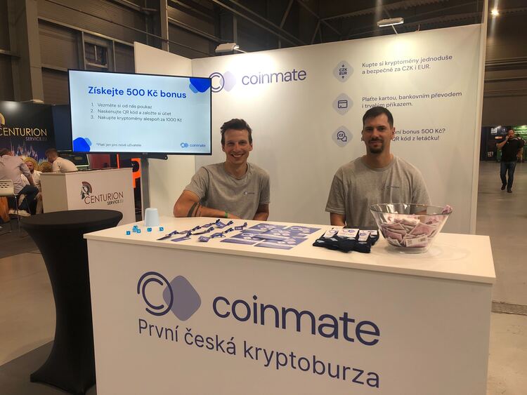 btc prague coinmate stánek