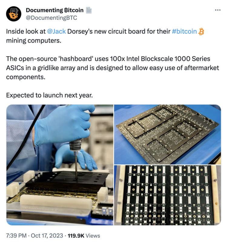 jack dorsey mining circuit board bitcoin coinmate plošný spoj čip