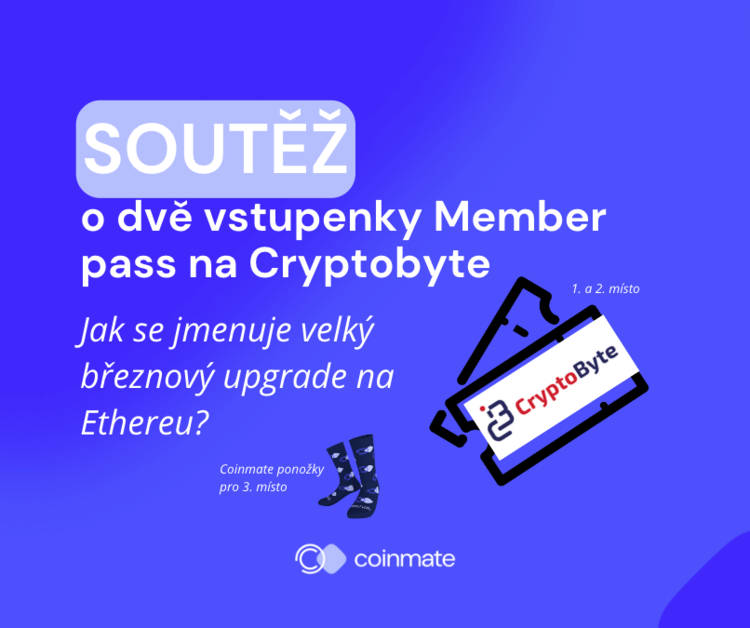 Soutěž Coinmate o lístky na konferenci CryptoByte v Liberci
