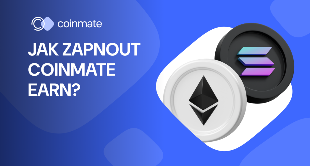 Jak zapnout Coinmate Earn